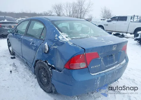 2008 Honda Civic Lx z USA, uszkodzony, nr VIN 1HGFA16588L069210